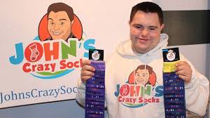 This young man with Down Syndrome starts his own million-dollar sock company