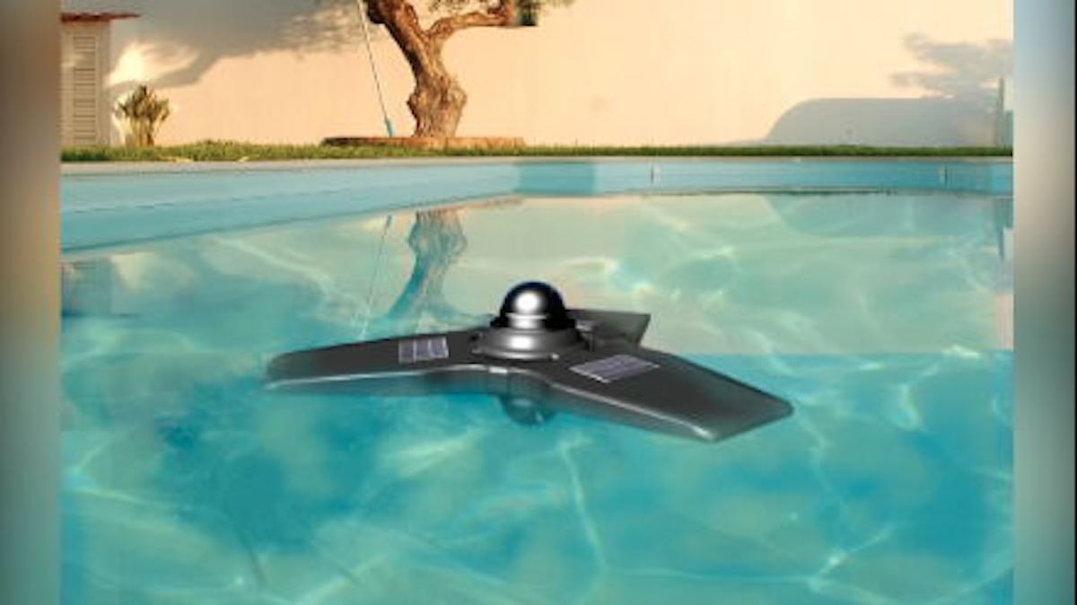 Man designs a floating drone to prevent potential drownings