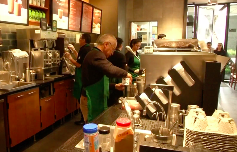 This new Starbucks store is operated completely by senior citizens