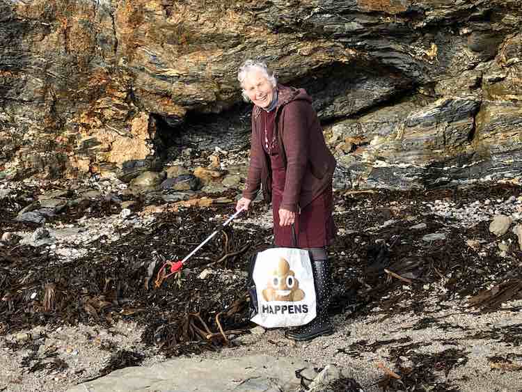 Meet the 70-year-old who spent the whole of 2018 cleaning trash off 52 English beaches in her spare time