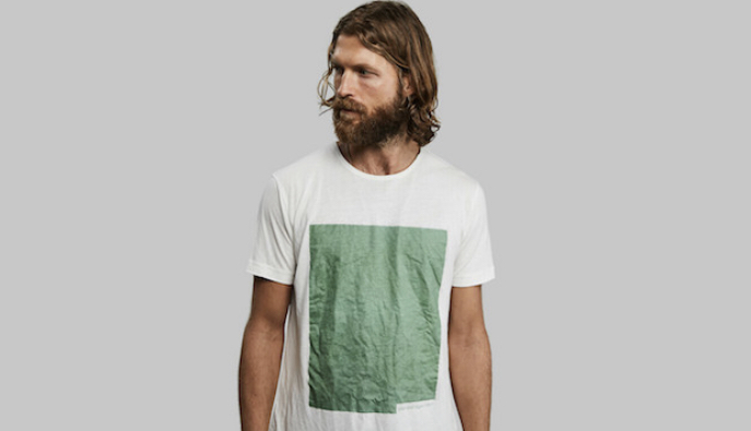 These compostable t-shirts are made out of wood pulp and algae!