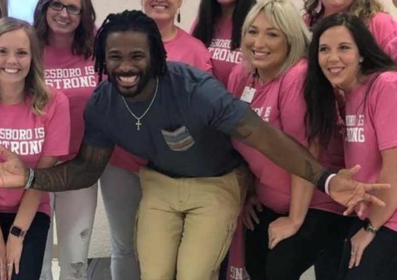 NFL football star has paid for over 500 mammograms in honor of his mom who died of breast cancer