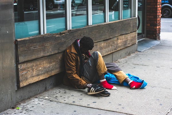 This man was once homeless, he now helps bring homeless people to shelter on cold nights