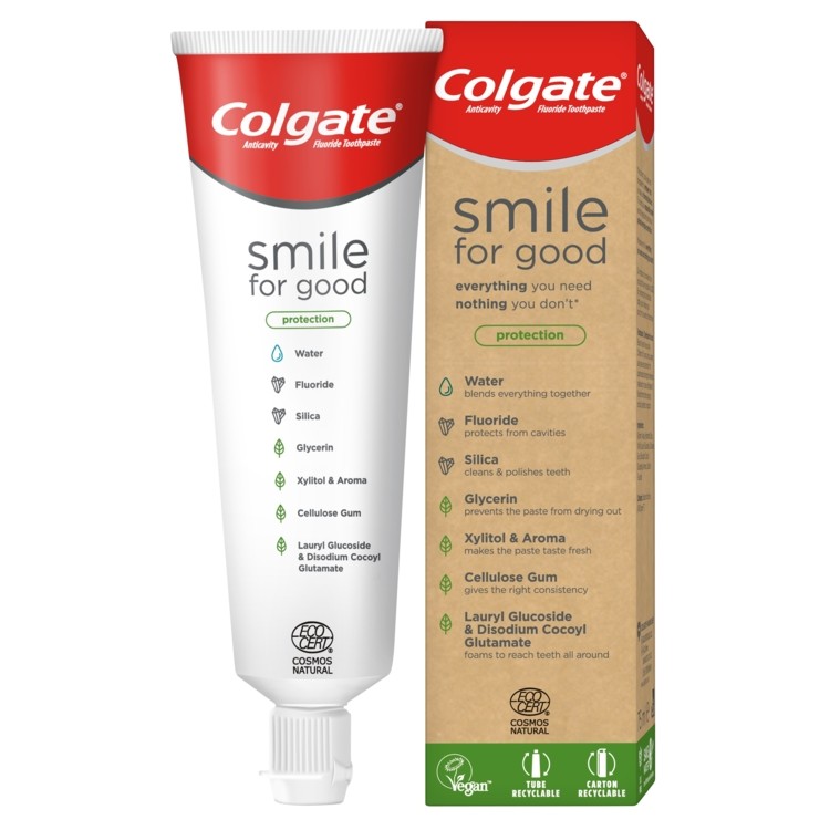 Colgate comes up with Vegan Society-certified toothpaste that comes in a recyclable tube