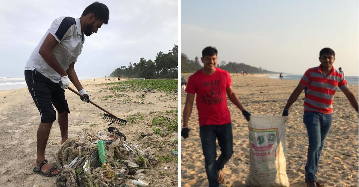 Locals have removed over 25,000 kilos of waste from this Indian beach over the last 12 months