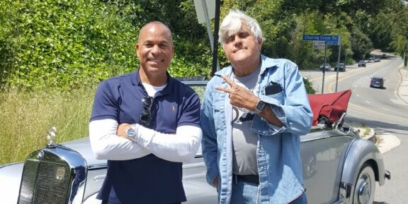 Comedian Jay Leno is manufacturing clear plastic shields in his garage 24×7 for healthcare workers