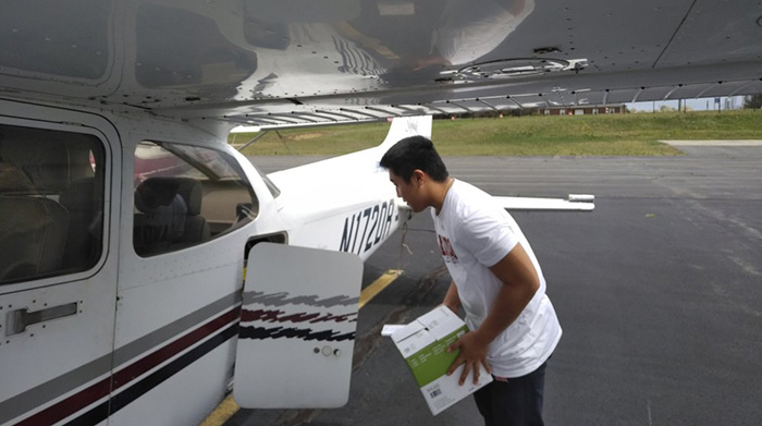This teen pilot is flying supplies to hospitals in rural areas