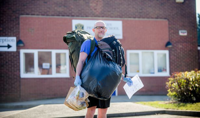This teacher walks 5 miles each day to ensure his students get their free school meals