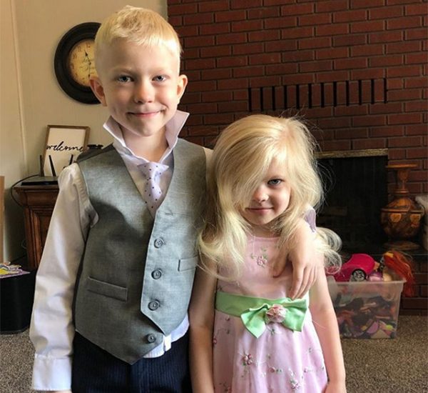 6-year-old boy risks his own life to protect sister from a dog attack